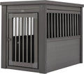 New Age Pet ecoFLEX Pet Crate/End Table, Small, Grey, Model:EHHC405S