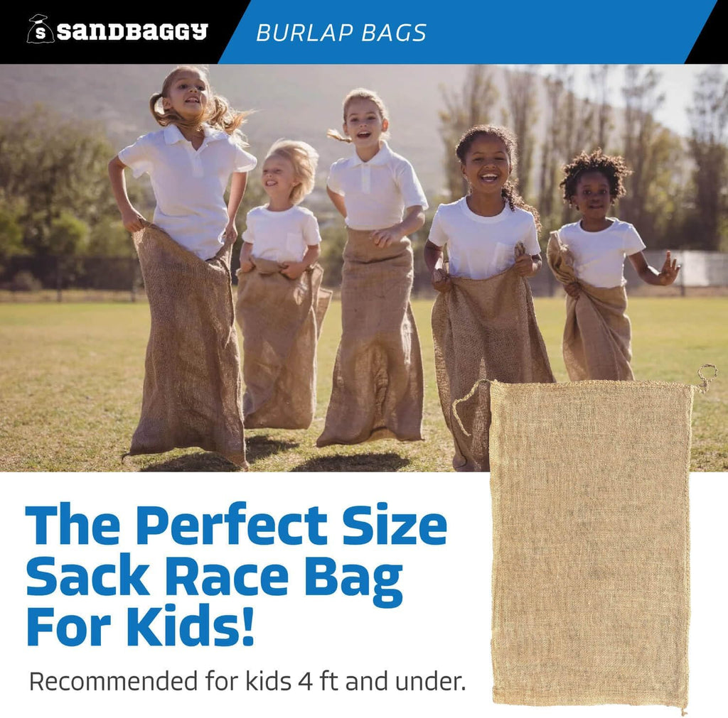Burlap Bags 22' x 36' - Great for Planting/Gardening - Kids Sack Bag - Plant Covers - Sacks Burlap by Sandbaggy - Food Grade (Pack of 500)