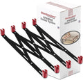 Woodpeckers Xpander Clamp System for Easy Handling and Automatic Spacing of Parallel Jaw Clamps, Aligns and Holds 24'-40' Clamps for Panel Glue-Ups, USA-Made XPANDER-2430