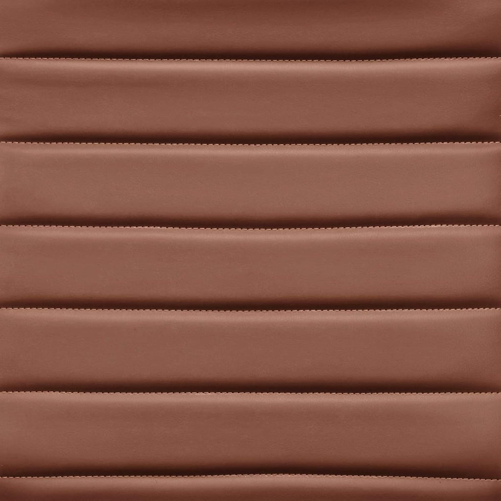 Amazon Basics High-Back Swivel Office Chair with Lumbar Support, Ergonomic Ribbed Faux Leather, Adjustable Height, 24.75'D x 23.25'W x 45.25'H, Brick Red
