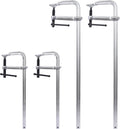 Bar Clamps Set, Drop Forged Steel Bar Clamps, Steel F Clamps for Welding, Woodworking, Metal working, DIY and Crafts, 2 pcs 12 inch x 3inch+ 2pcs 24inchx4-3/4',4pcs pack