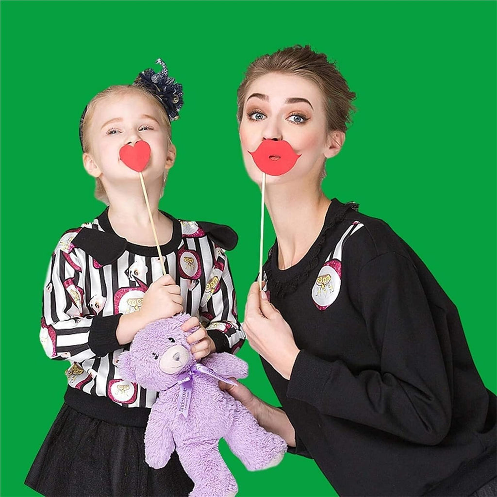 Green Screen Backdrop Stand Kit 6.5x10ft Background Support System with 6.5x10ft Backdrop with Clamps for Photoshoot Video Studio Party