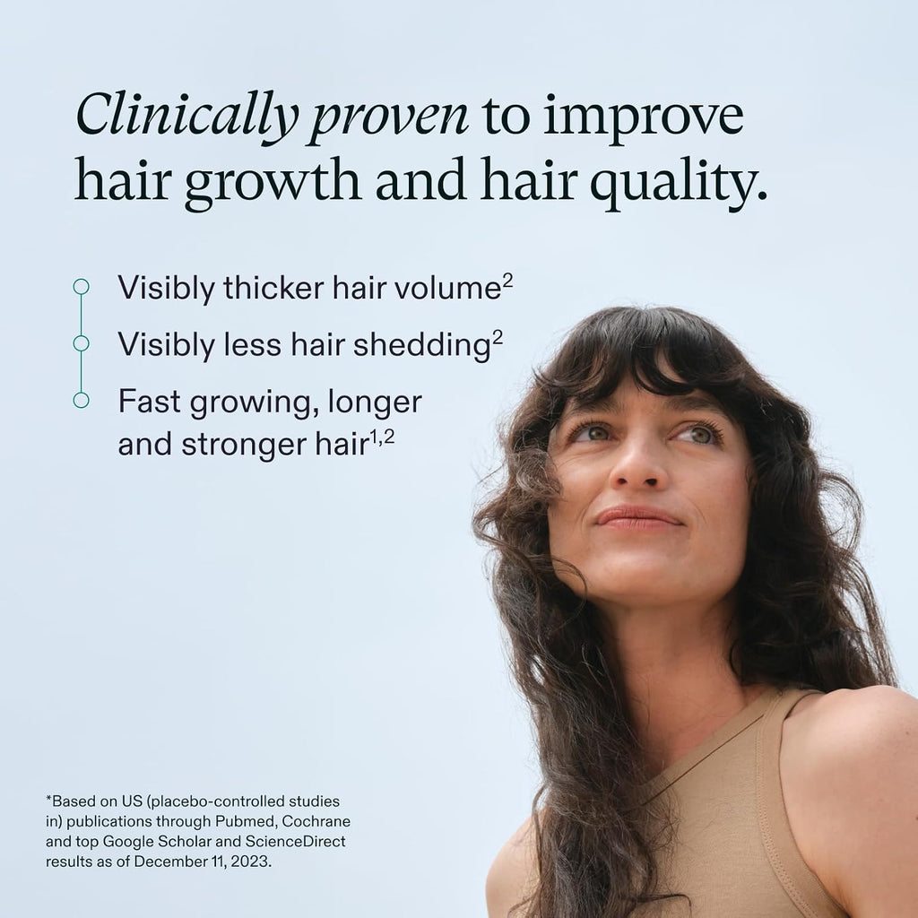Nutrafol Women's Hair Growth Supplements, Dermatologist Recommended, Ages 18-44, Clinically Proven for Visibly Thicker and Stronger Hair - 2 Month Supply, Pack of 2