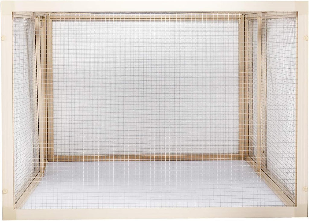 New Age Pet ECOFLEX Jumbo Fontana Chicken Pen - Eco-Friendly, Non-Toxic, Durable Outdoor Enclosure with Stainless Steel Wire, Predator-Resistant Lock, Easy No-Tool Assembly, 10-Year Warranty