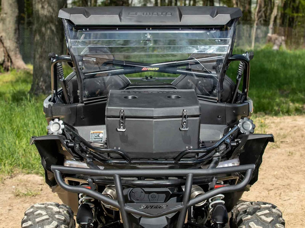 SuperATV Water Resistant Rear Insulated Cooler/Cargo Box for 2020-2022 CFMOTO ZForce 950 | Sealed Lid Keeps Ice in and Mud Out | Built-in Threaded Drain Plug | Heavy-Duty Latches