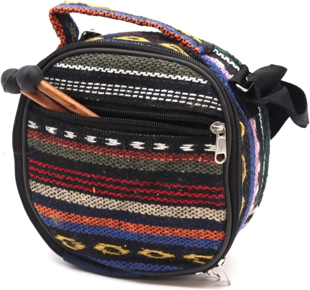 MAZRA Steel Tongue Drum 15 Note, 13-inch Percussion Instrument Handpan Drum with Bag, Music Book and Mallets for Kids and Adults Meditation Musical Education Concert (Black, 6 Inch)