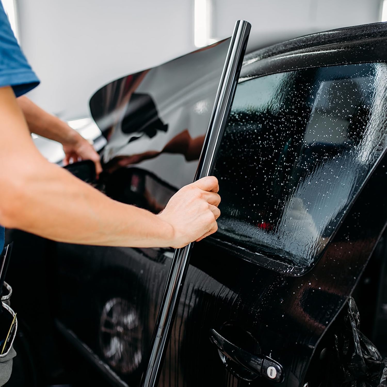 Nano Ceramic Window Tint Film for Cars - 2 Ply Scratch Resistant with Heat Control and UV/IR Rejection (50% VLT, 40inx100ft), OWFCR-10006