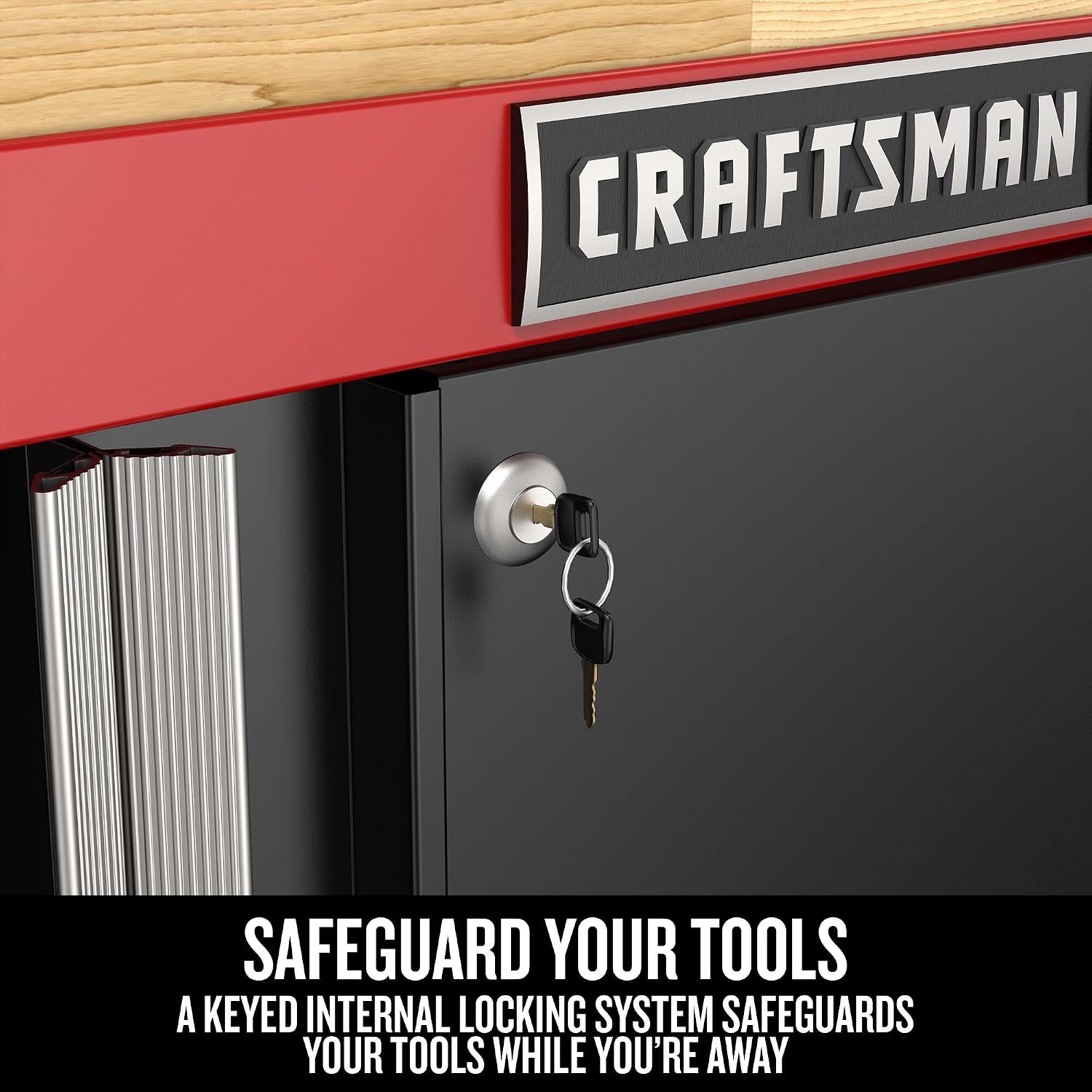 CRAFTSMAN Garage Storage Cabinet, Metal, Base, 2-Door (CMST22603RB)
