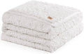 UGG Adalee Faux Fur Full/Queen Blanket for Bed, Soft Fuzzy Blanket, Warm Large Throw for Couch, Washable Full or Queen Bedding, Luxury Bedroom Decor, 90' x 90', Natural White