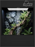 33 Gallon PVC Tall Reptile Tank/Terrarium, RepWild 18' x 18' x 24' Arboreal Reptile Habitat Enclosure with Sliding Door & Heavy-Duty Screen for Amphibians, Crested Gecko Lizard Chameleon