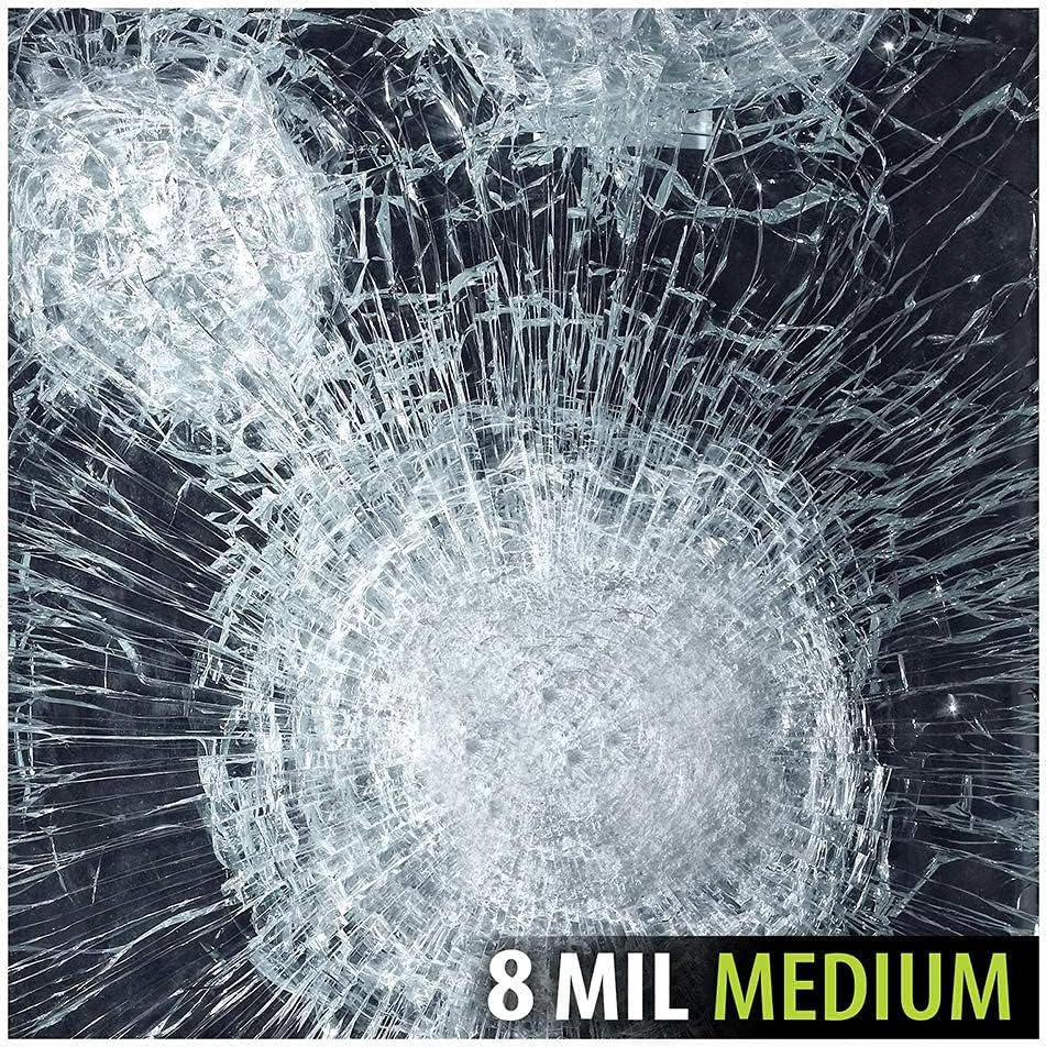 BDF S8MB35 Window Film Security and Sun Control 8 Mil Black 35 (Medium) - 48in X 49ft