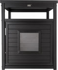 New Age Pet ECOFLEX Litter Loo Standard & Jumbo Sizes, 4 Colors, Moisture and Odor Resistant Enclosure & End Table, No‑Tools Assembly, 10 Year Warranty, Espresso Black, Jumbo