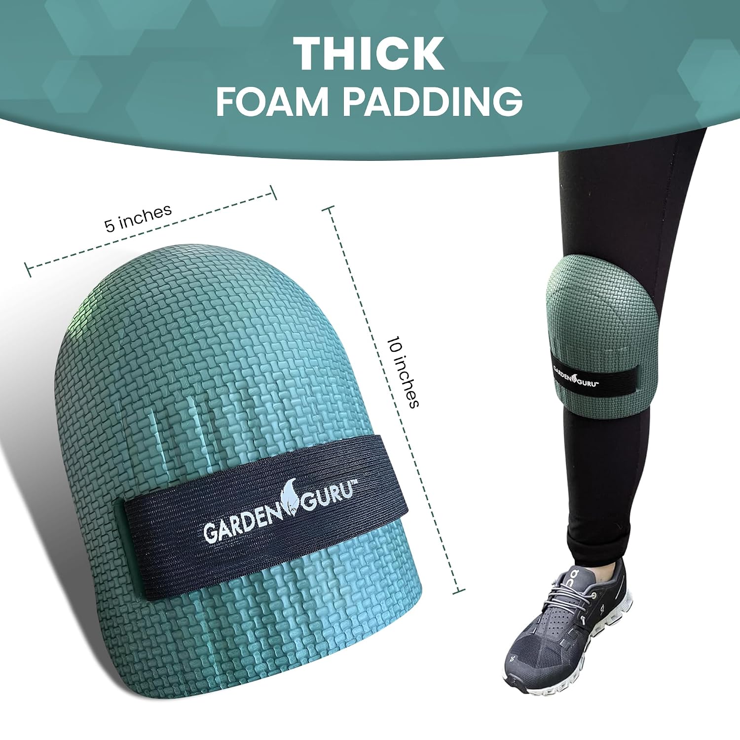 GARDEN GURU Home & Gardening Knee Pads – Waterproof EVA Foam Cushion, Soft Inner Liner, Comfortable Fit with Adjustable Straps - 1 Case (24 Pairs)