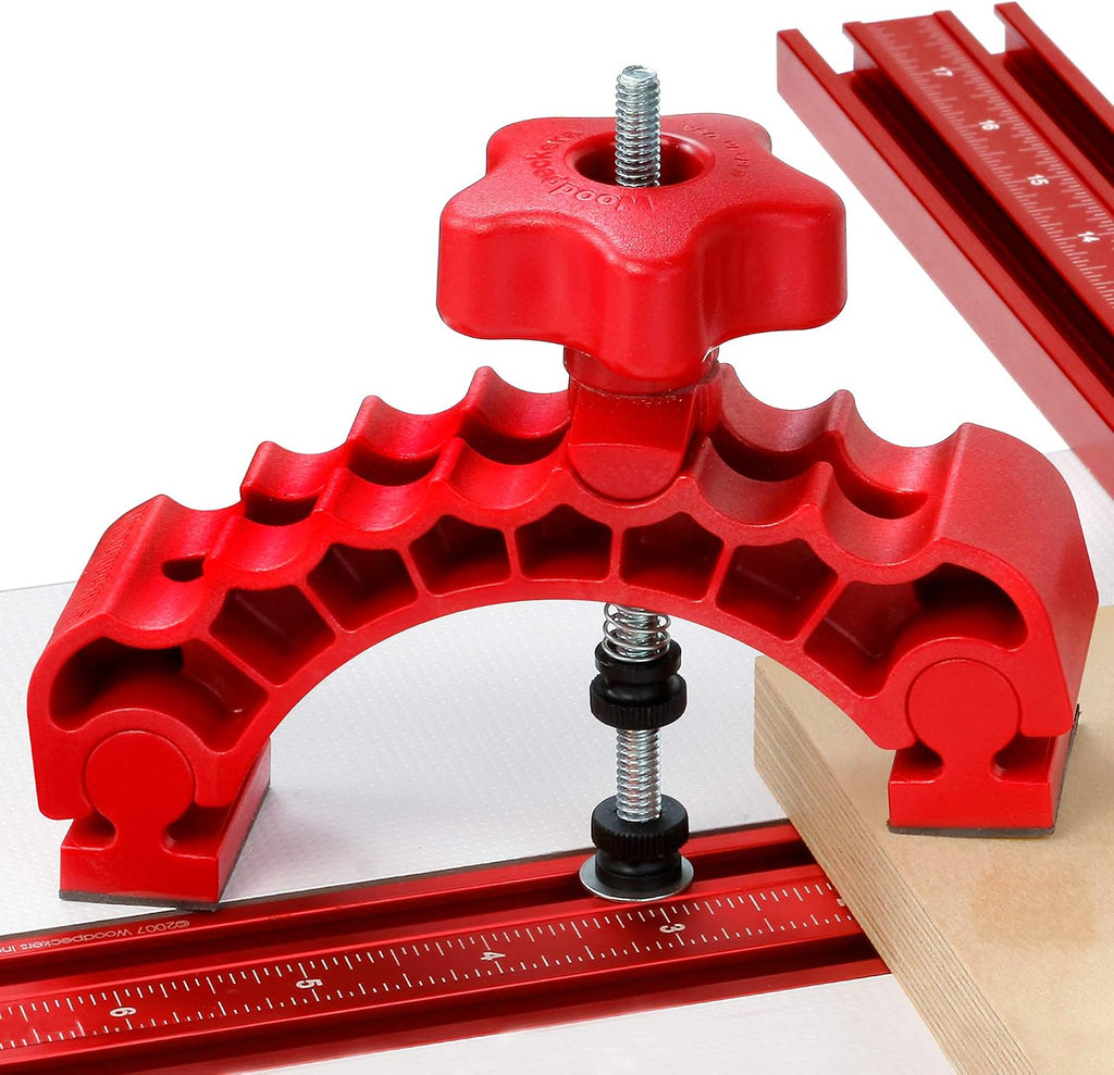 Woodpeckers Drill Press Table Package, Kit 3, Complete Kit with Work Surface, Clamps, Fence and Stops