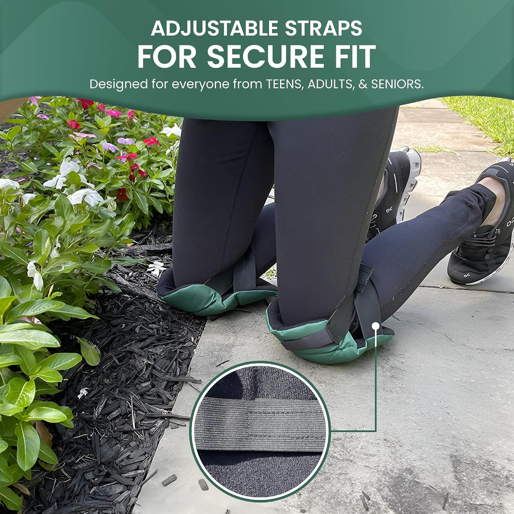 GARDEN GURU Cushioned Gardening Knee Pads with Adjustable Straps - Soft Inner Liner, Ultra Comfort Padding, Garden Kneelers for Yard Work, Household Chores, Roofing, and More - 1 Case (48 Pairs)