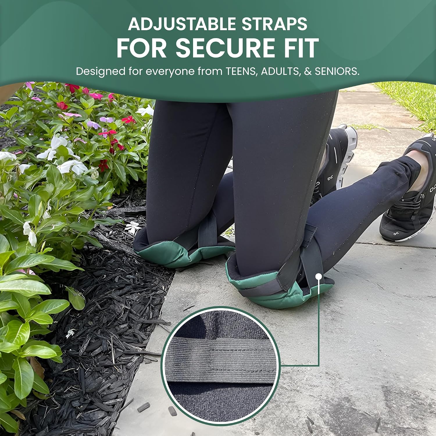 GARDEN GURU Cushioned Gardening Knee Pads with Adjustable Straps - Soft Inner Liner, Ultra Comfort Padding, Garden Kneelers for Yard Work, Household Chores, Roofing, and More - 1 Case (48 Pairs)