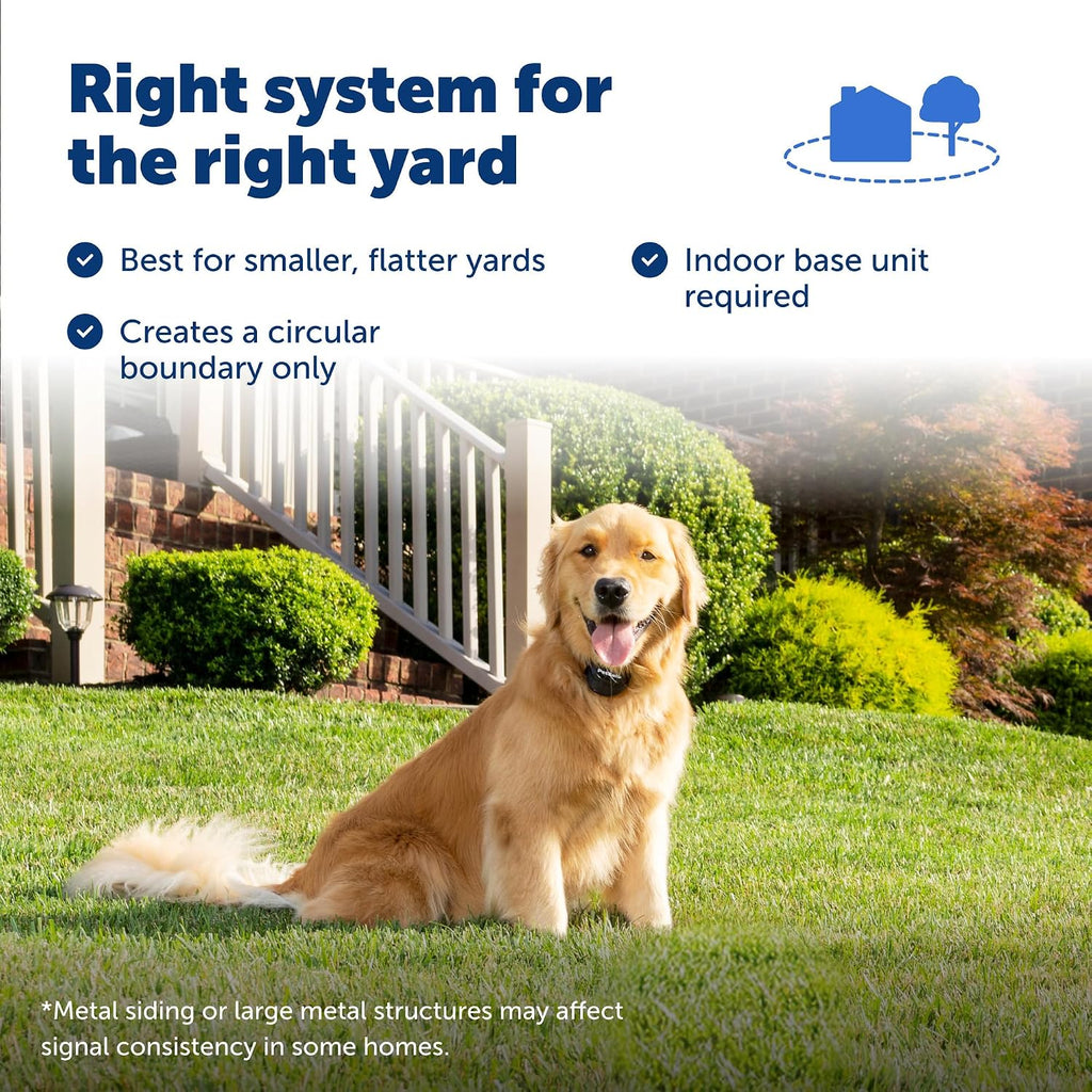 PetSafe Stay & Play Dog and Cat Wireless Fence – Above Ground Electric Pet Fence – from the Parent Company of INVISIBLE FENCE Brand