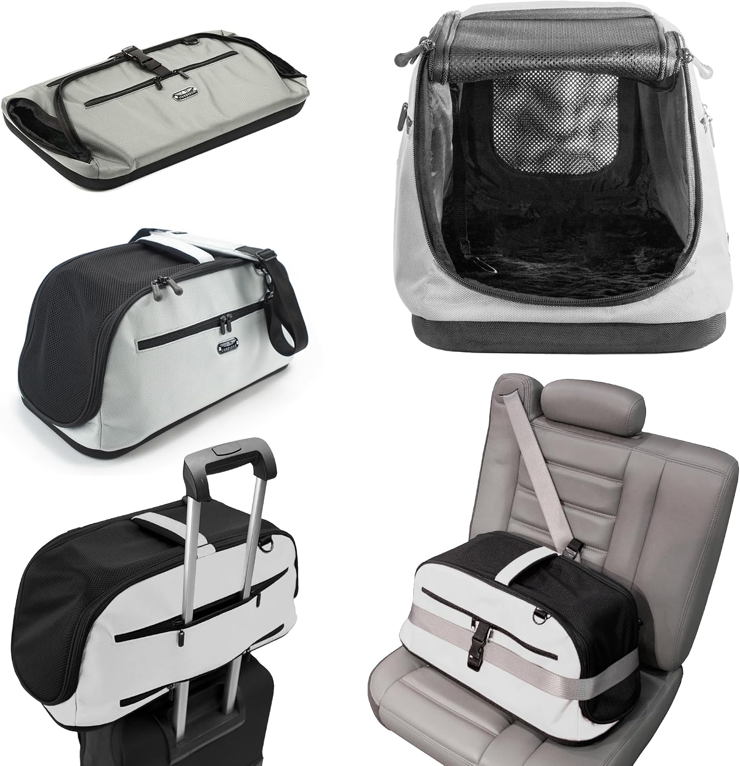 Sleepypod Air in-Cabin Pet Carrier, Glacier Silver