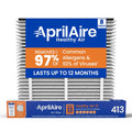 Genuine AprilAire 413 Replacement Filter for AprilAire Whole House Air Purifiers - MERV 13, Healthy Home Allergy, 16x25x4 Air Filter (Pack of 8)