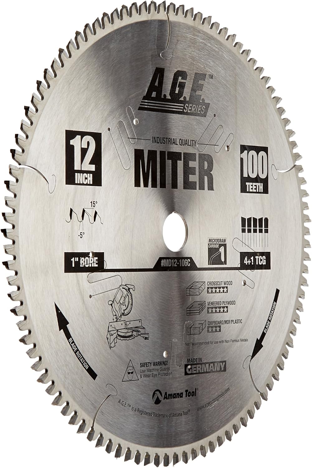 A.G.E. Series - Heavy Miter 12' X 100 4+1 1'Bore (MD12-106)