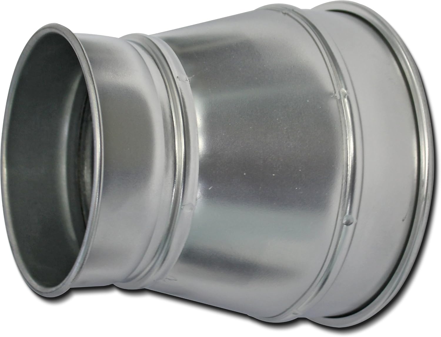 Dust Collection Ductwork Reducer Fitting, 12' x 9' for Clamp-together Duct (Compatible with Nordfab, Quick-fit, QF, KB, US Duct, Ducts Inc., & Grizzly Duct)