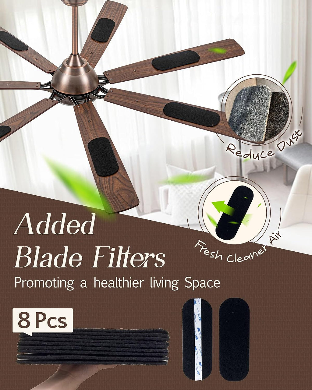 Minislak 72' Oil Rubbed Bronze Smart Ceiling Fan with Light via WiFi Alexa,6-Speeds Quiet DC Motor,Dimmable,Outdoor Antique Bronze Large Ceiling Fan for Living Room,Patio,Dual Finish 7 Blades