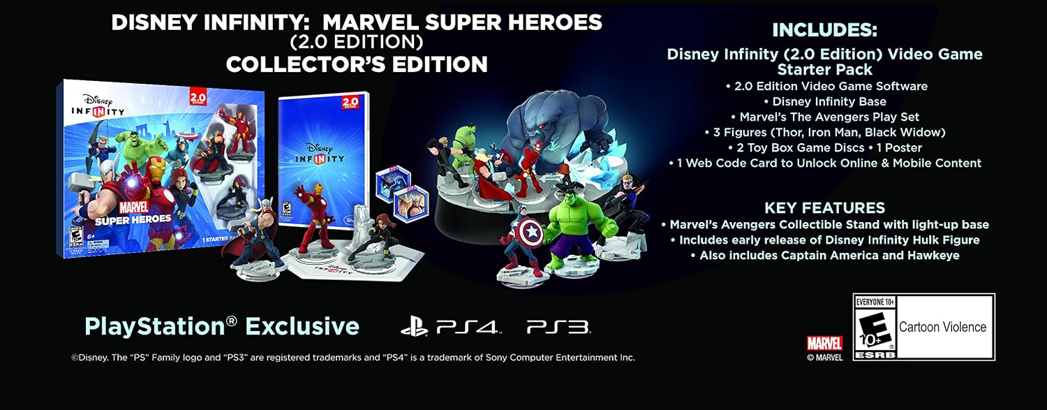 Disney INFINITY Disney Infinity: Marvel Super Heroes (2.0 Edition) Collector's Edition - PS4 (US) - Not Machine Specific
