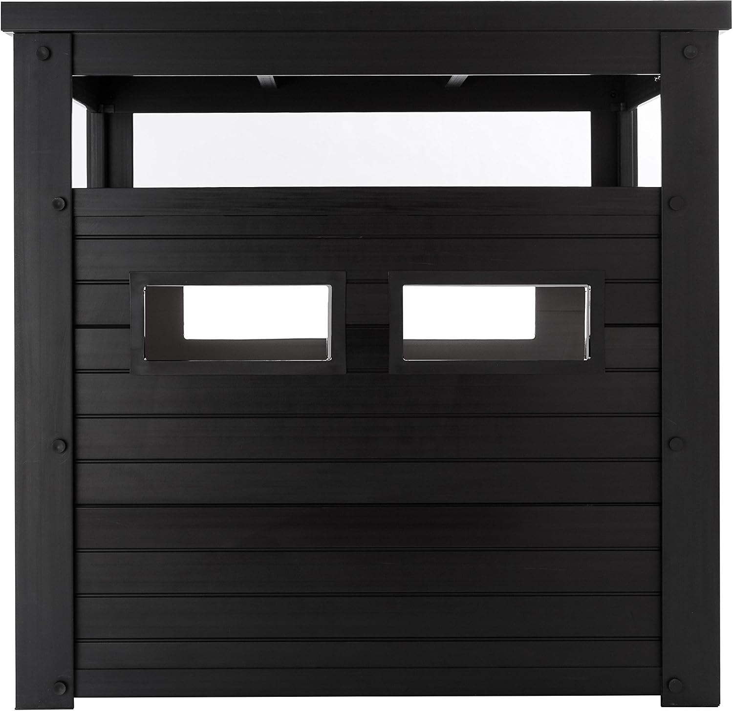 New Age Pet ECOFLEX Litter Loo Standard & Jumbo Sizes, 4 Colors, Moisture and Odor Resistant Enclosure & End Table, No‑Tools Assembly, 10 Year Warranty, Espresso Black, Jumbo