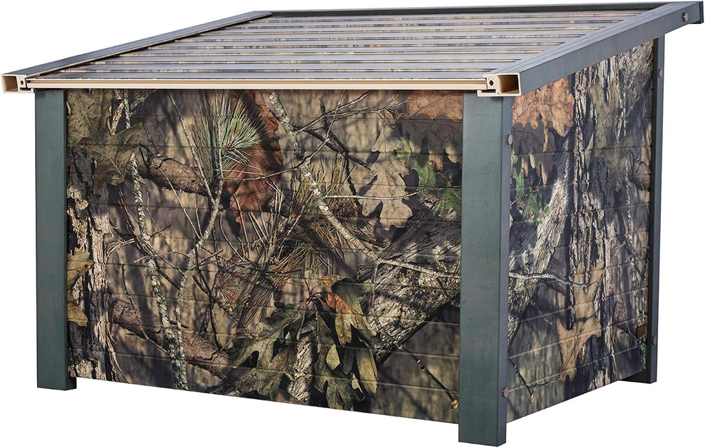 New Age Pet ECOFLEX Rustic Style Outdoor Dog House - Medium Mossy Oak (ECOH206M)