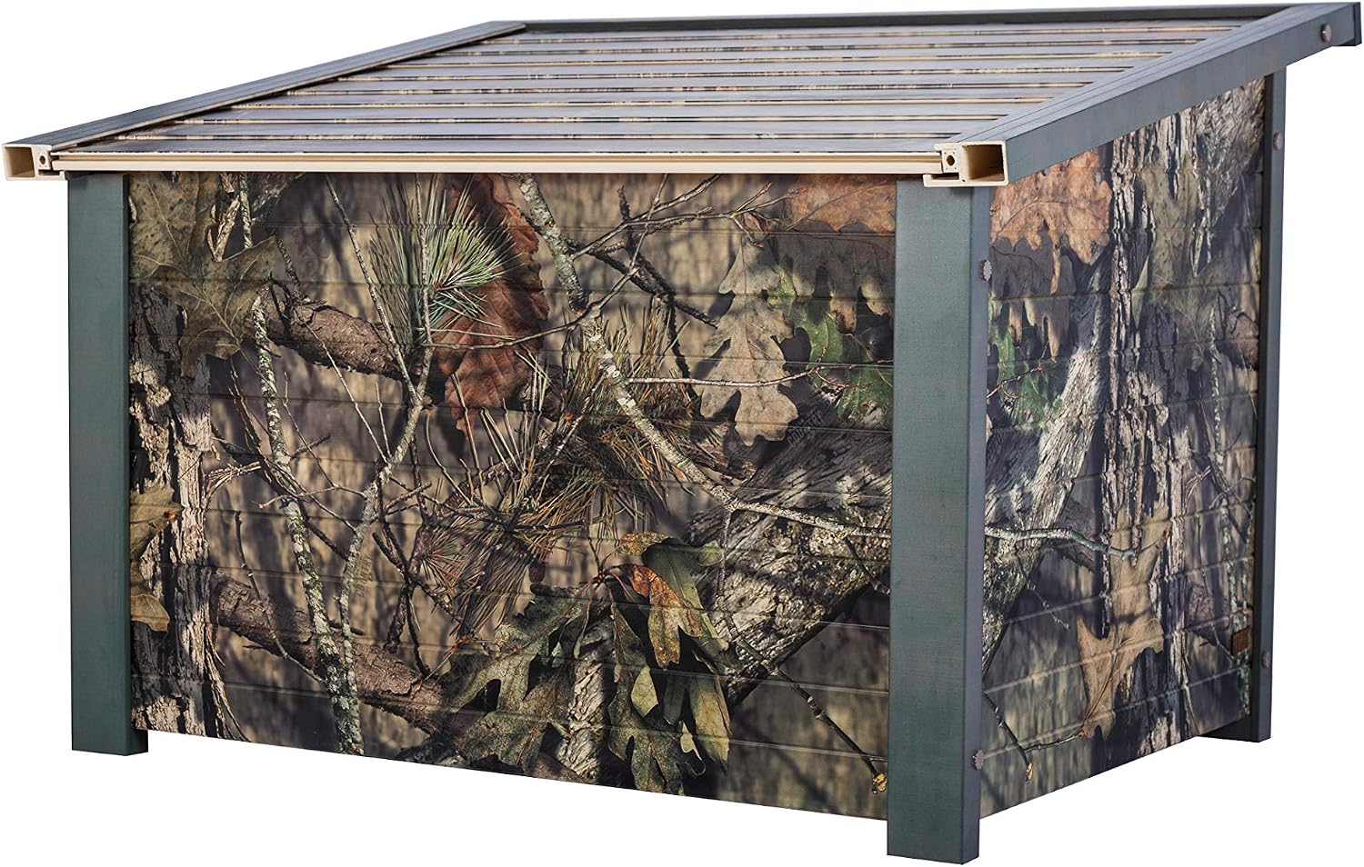New Age Pet ECOFLEX Rustic Style Outdoor Dog House - Medium Mossy Oak (ECOH206M)
