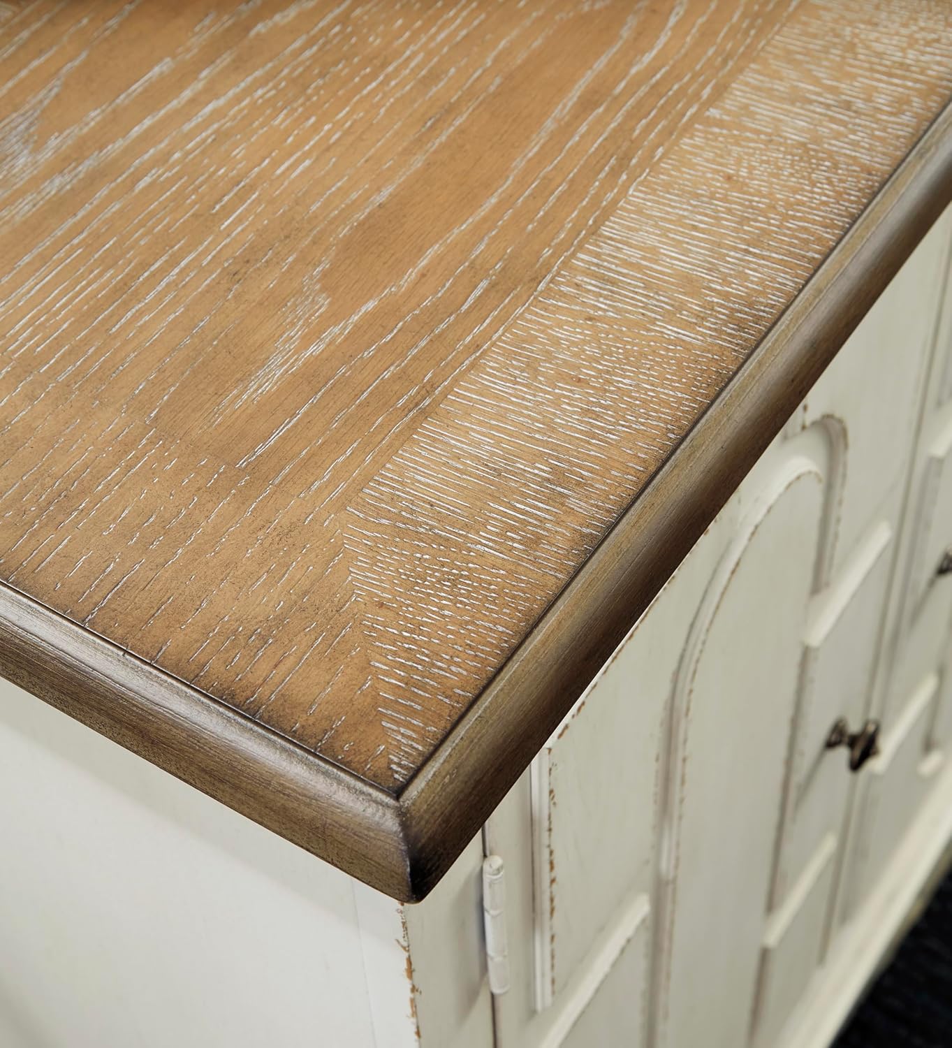 Signature Design by Ashley Roranville French Country Accent Cabinet or Server, White