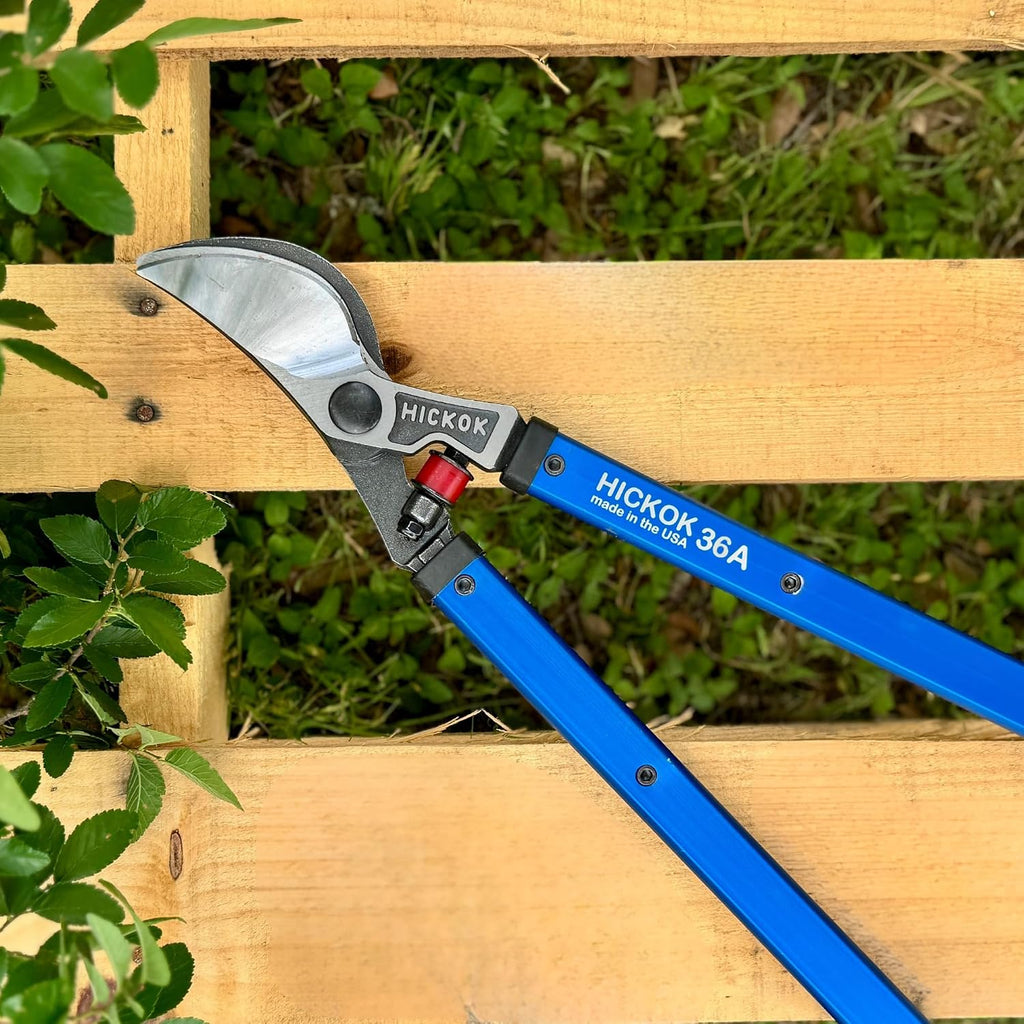 Hickok Heavy Duty Loppers for Tree Trimming – 36' Branch Cutter & Pruning Shears with Long Handle | Lightweight Aluminum Tree Trimmer | Professional-Grade Pruner Made in USA
