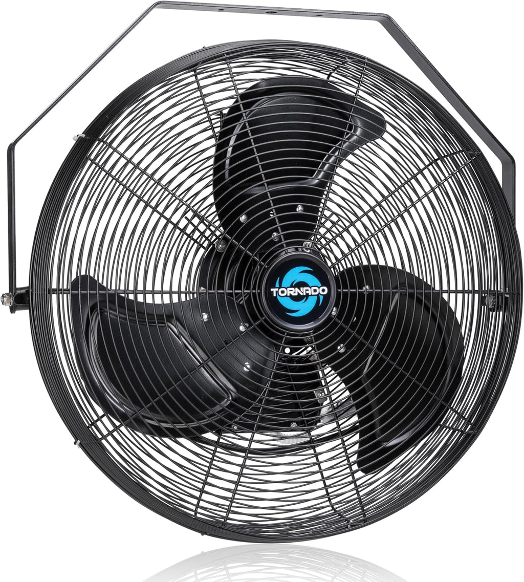 Tornado 20-Inch High Velocity Outdoor Wall Fan, IPX4 Water-Resistant, 3-Speed 4750 CFM, UL Safety Certified for Industrial, Commercial, Residential & Greenhouse Use