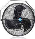 Tornado 20-Inch High Velocity Outdoor Wall Fan, IPX4 Water-Resistant, 3-Speed 4750 CFM, UL Safety Certified for Industrial, Commercial, Residential & Greenhouse Use