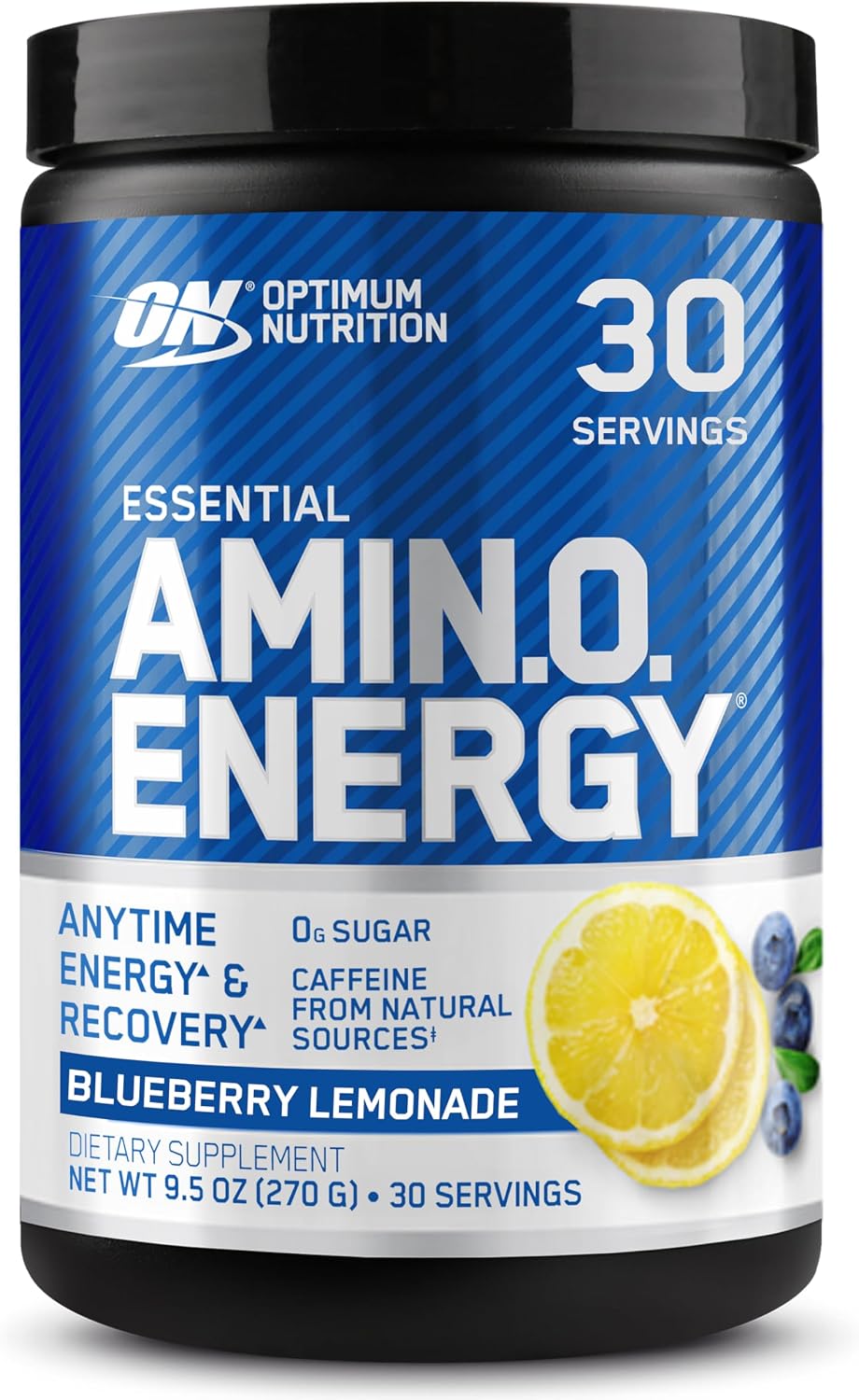 Optimum Nutrition Amino Energy - Pre Workout with Green Tea, BCAA, Amino Acids, Keto Friendly, Green Coffee Extract, Energy Powder - Blueberry Lemonade, 30 Servings (Packaging May Vary) (Pack of 6)