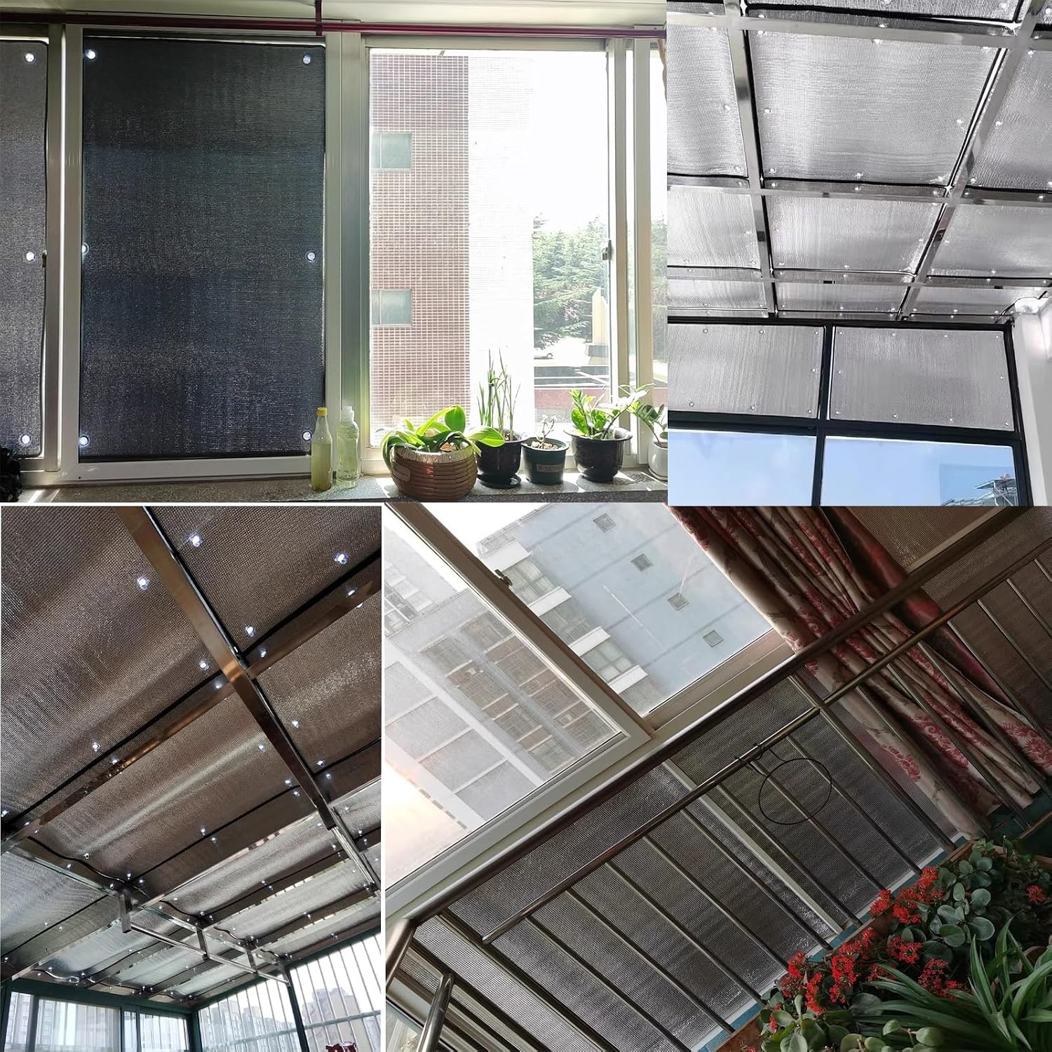 Customizable 8mm Blackout Window Film - Heat Insulation & U-V Protection for Home and Car Windows 1pc(55x100in)