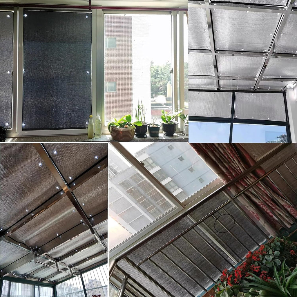 Customizable 8mm Blackout Window Film - Heat Insulation & U-V Protection for Home and Car Windows 1pc(43x118in)