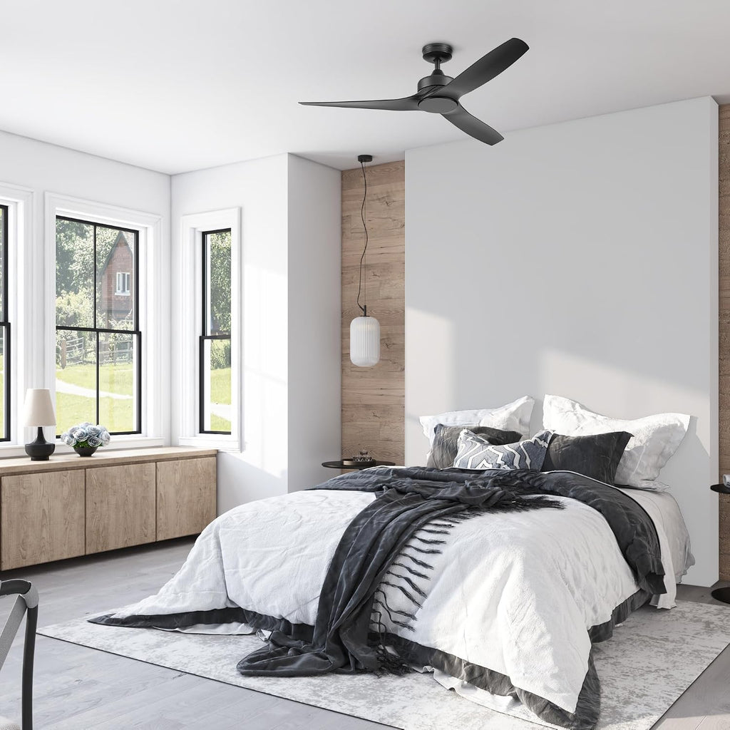 Honeywell Lynton, 52 Inch Outdoor Three Blade Ceiling Fan, Remote Control