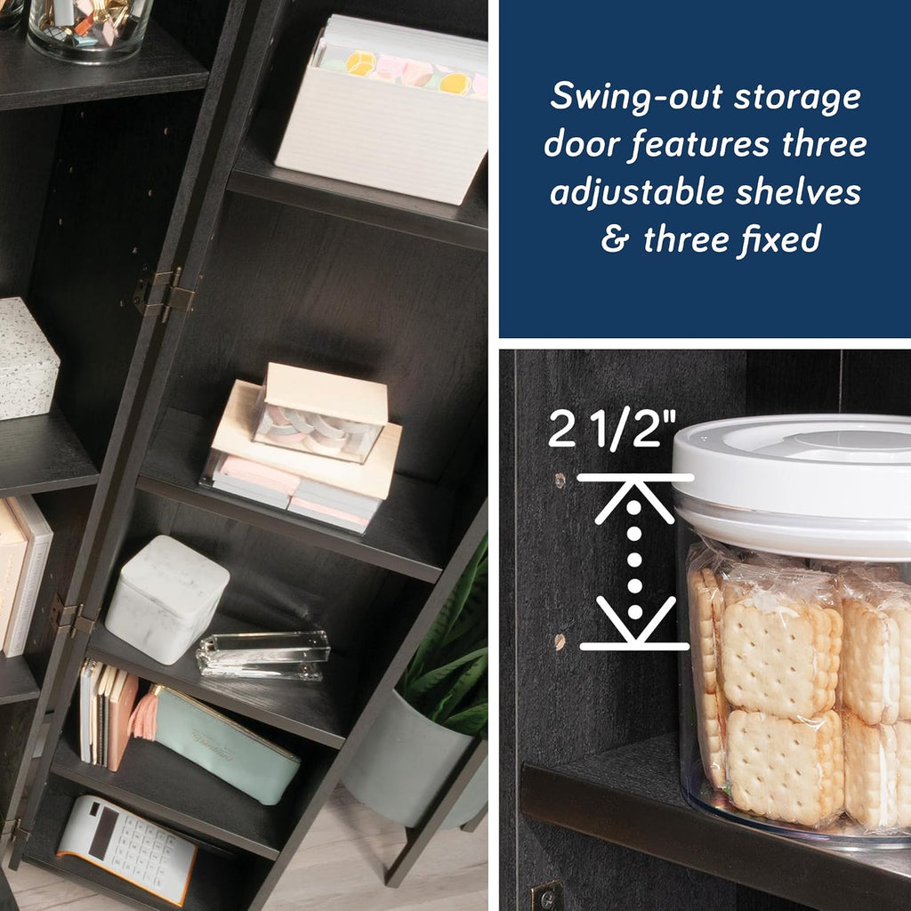 Sauder HomePlus Storage Cabinet, Raven Oak Finish