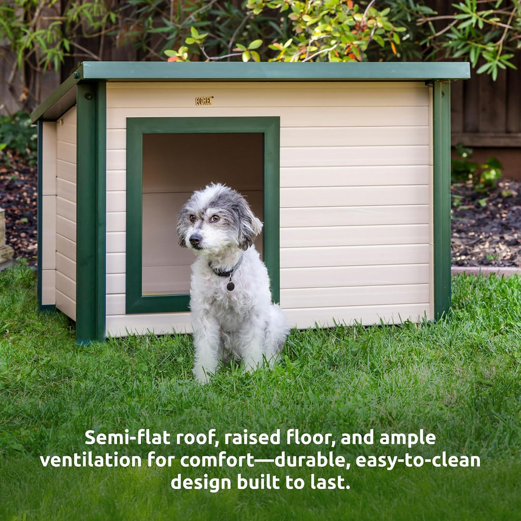 New Age Pet ECOFLEX Lodge Style Dog House - Medium