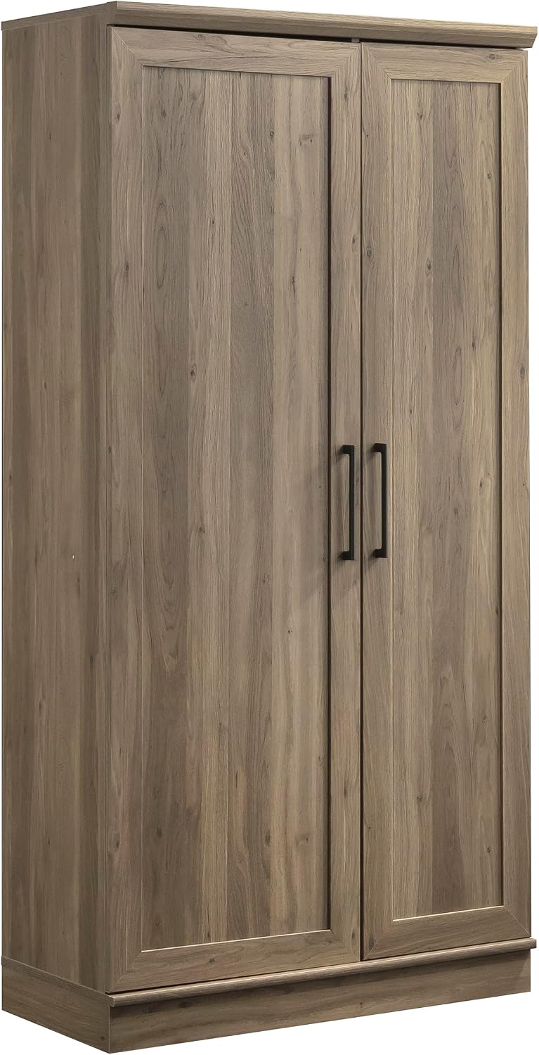 Sauder HomePlus Storage Cabinet/ Pantry cabinets, Salt Oak finish