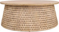 New Pacific Direct Kamari Rattan Coffee Table w/Wood Top