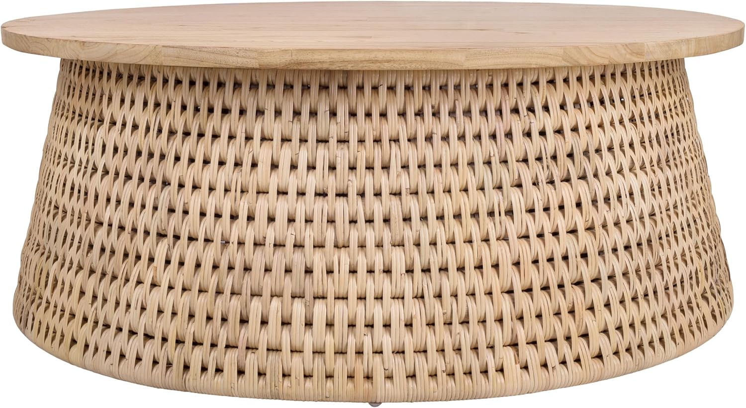 New Pacific Direct Kamari Rattan Coffee Table w/Wood Top