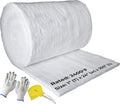 SIMOND STORE Ceramic Fiber Insulation Roll - 2400F (1315C) 1' x 24' x 25' - High Density Fireproof Insulation Blanket for Forge, Foundry, Furnace, Kiln, Wood Stove, Pizza Oven, Chimney, Dishwasher