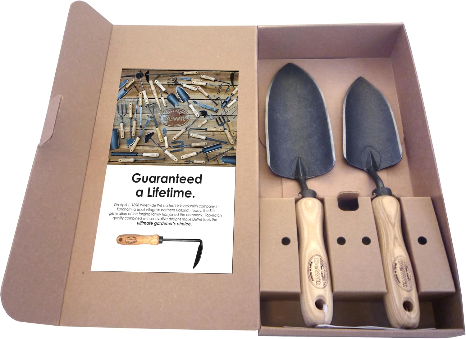 Dewit 2-Piece Tool Gift Set with 2 Sizes of Forged Trowel
