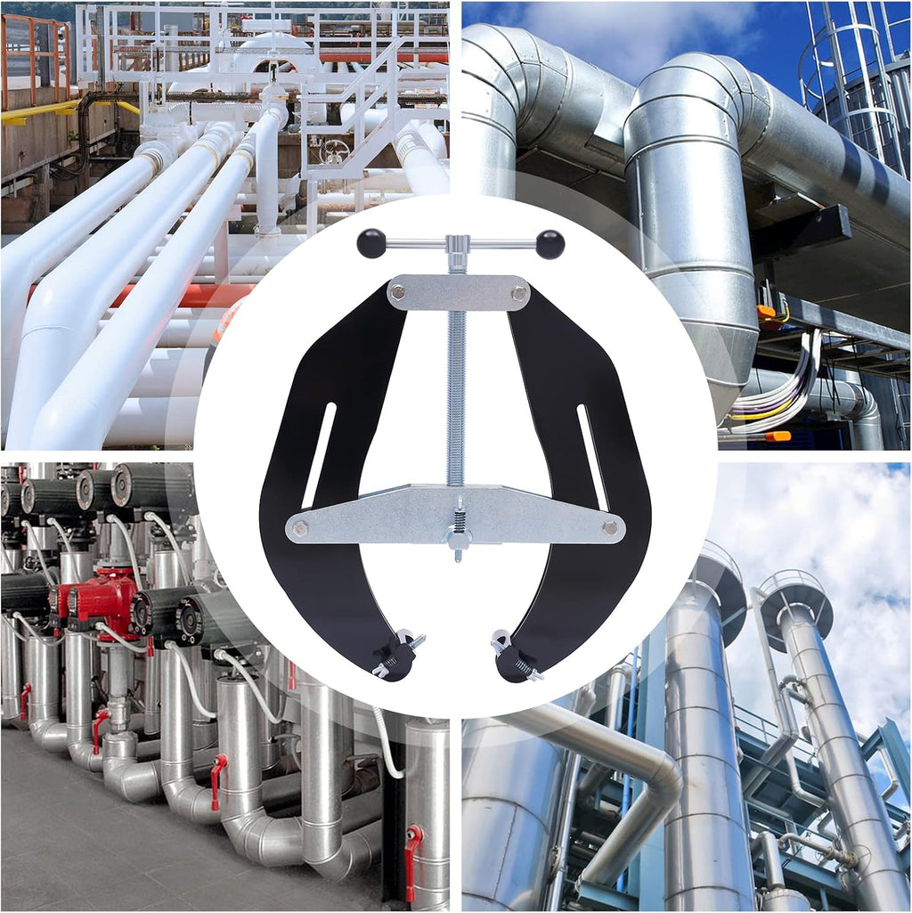 Pipe Clamp, 5 to 12 in,High Strength Ultra Clamp with Lightweight Design,for 5-12' Welding Fit-Up Alignment Pipe Tube Tool Manual