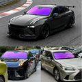 XhuangTech 65% Premium Window Tint Car, 65 Percent VLT Privacy Dreamy Purple Window Film Roll for Car or Home Blocks UV IR Rays, Heat & Glare - Scratch Resistance (60In X 98.4Ft)