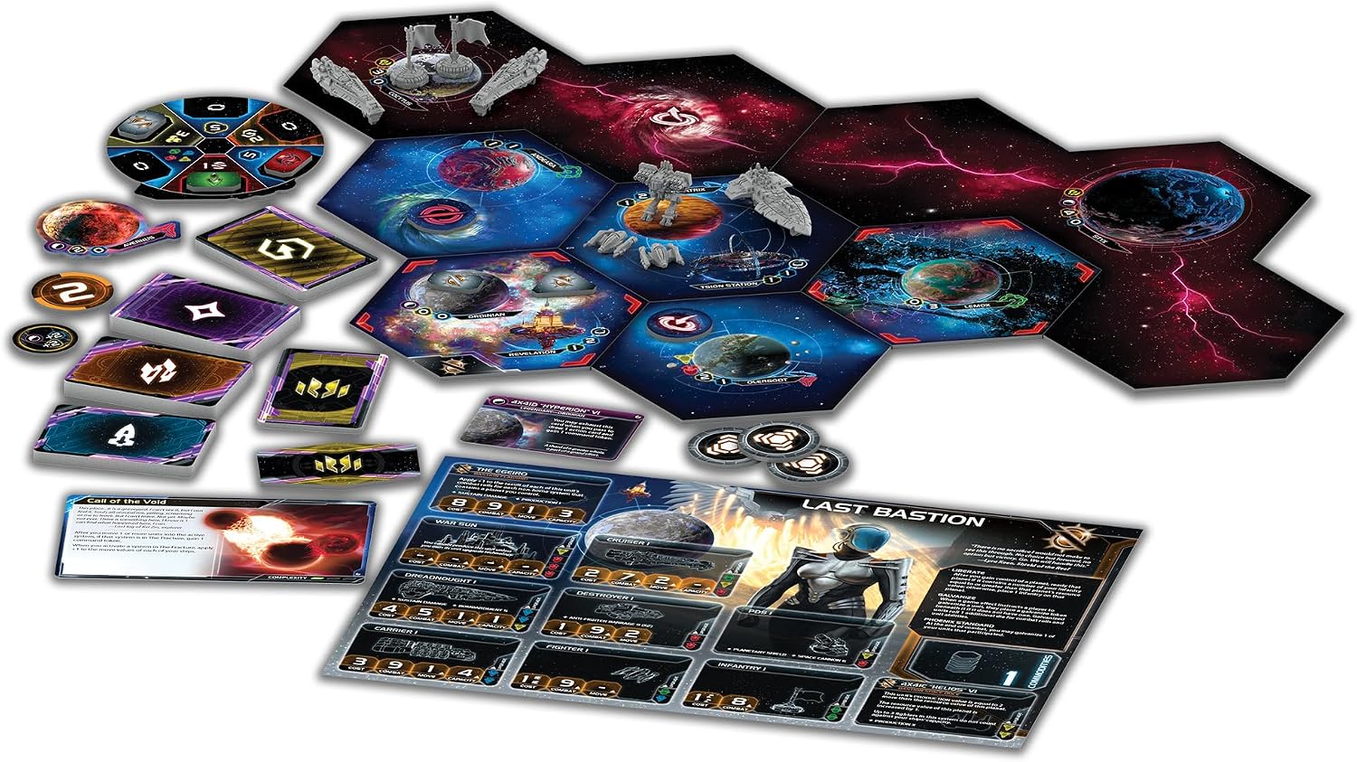 Asmodee Twilight Imperium: Thunder's Edge Board Game Expansion - New Factions, Planets, Galactic Events & Game Mode, Sci-Fi Strategy Fun for Adults, Ages 14+, 3-8 Players, 4-8 Hour Playtime