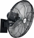iLiving 20' Outdoor Oscillating High Velocity Wall Fan with 4750 CFM Heavy Duty Weatherproof Motor, Variable Speed Adjustment for Workshop, Garage, Patios, Commercial and industrial, 20 inch,Black