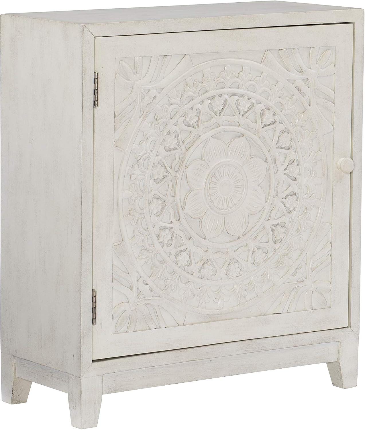Powell Furniture Grace, Antique White Cabinet,